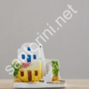 Traditional house complex, miniature