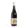 Bottle of Mavrotragano red wine with bird label
