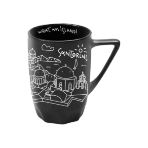 Mug - Santorini Domes Black