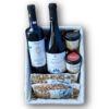 Santorini wine and gourmet food gift basket