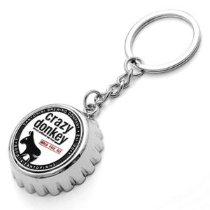 Crazy Donkey keyring bottle opener