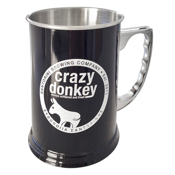 Stainless Steel Crazy Donkey Mug black