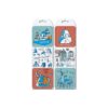 Colorful illustrated Greek-themed souvenir bookmark set