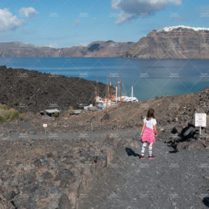 The view of Santorini