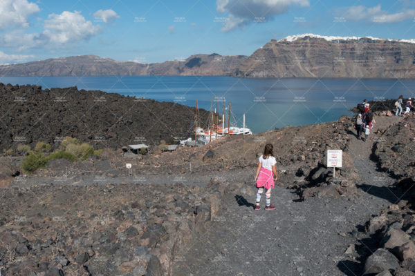 The view of Santorini