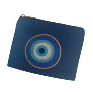 Evil Eye Pouch with zipper