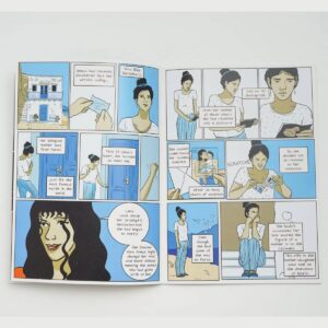 Comic page about woman and estranged mother