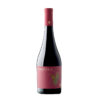 Mandilaria red wine bottle with pink label