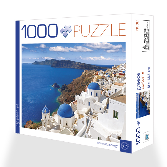 3d puzzle Santorini Islands/2 elección/B-Ware/cubic Fun Grecia San Torin 