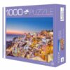 1000-piece Santorini Greece sunset puzzle box