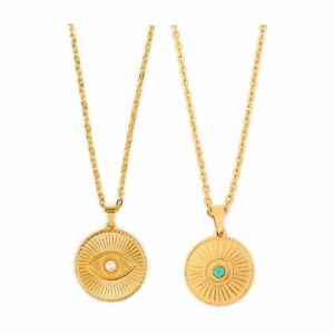 Evil Eye Greek Necklace