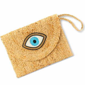 Santorini Charm Evil Eye Envelope Bag