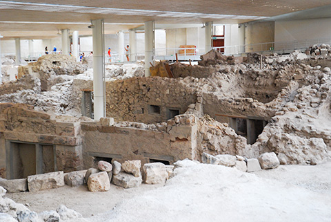 Akrotiri excavation site