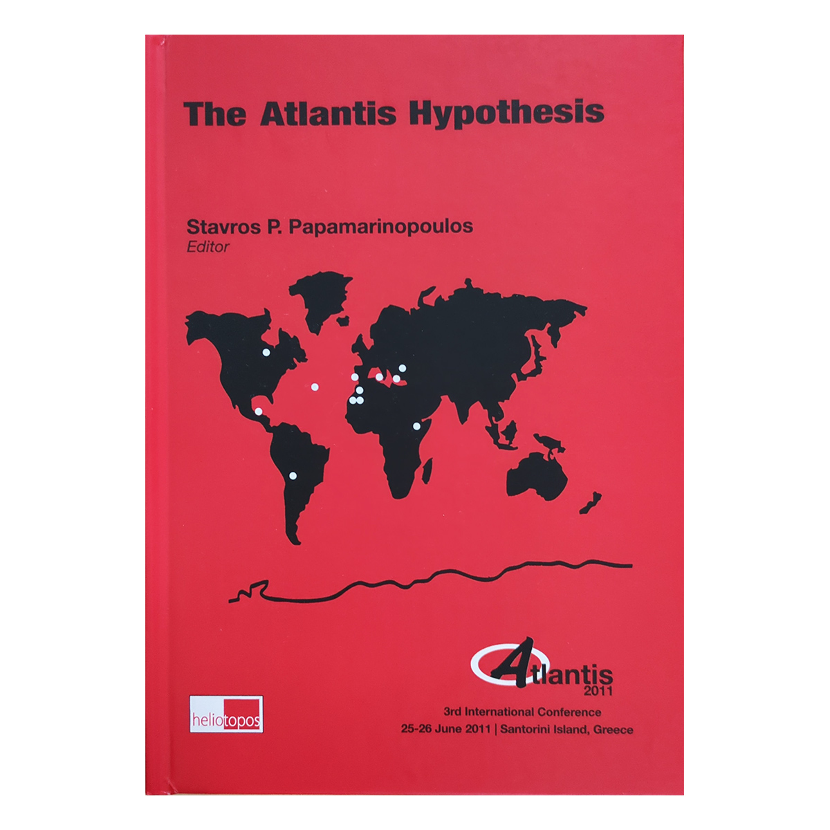 Red cover of The Atlantis Hypothesis conference book