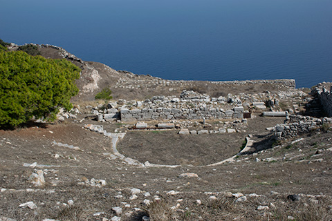 Ancient Thira archaeological site
