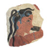Ancient Minoan fresco of woman in profile