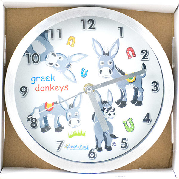 Wall Clock - Donkeys