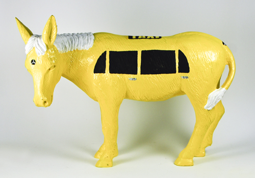 Donkey Santorini taxi