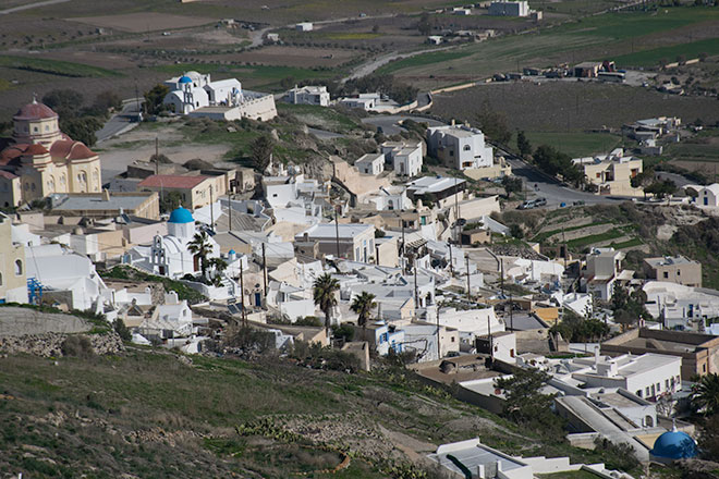 List of villages in Santorini: Exo Gonia