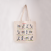 Canvas tote bag - donkeys