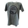 Gray Crazy Donkey Brewing Company logo T-shirt