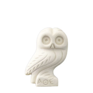 Owl, cast stone, 9cm