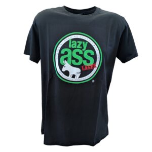 Black Lazy Ass Lager graphic T-shirt