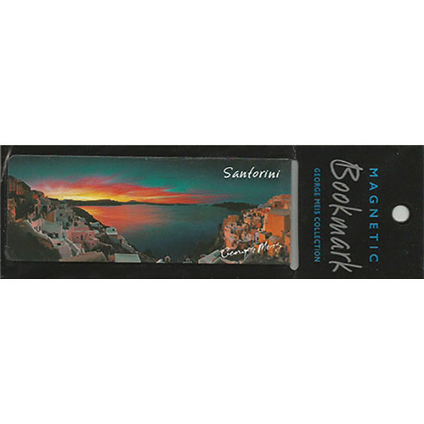 Magnetic Bookmark 3626, Santorini