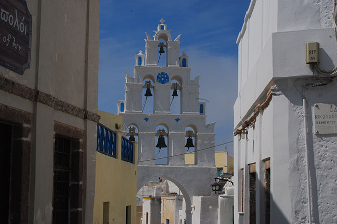 List of villages in Santorini: Megalochori