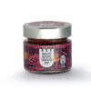 Jar of Santo Roots tomato dip with silver lid