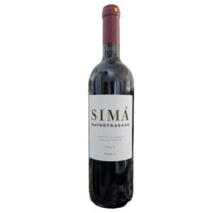 SIMÁ Mavrotragano 2023 red wine bottle