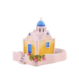 St Andreas church with yard, miniature