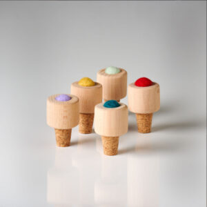 Alternative view of Bottle stoppers "svoures" (set of 6) V2
