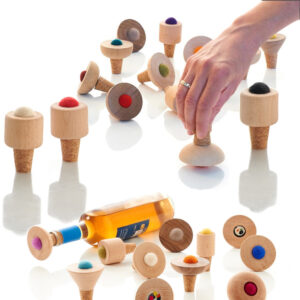 Bottle stoppers "svoures" (set of 6) V2
