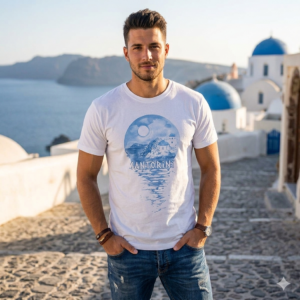 Alternative view of Santorini T-Shirt flama white